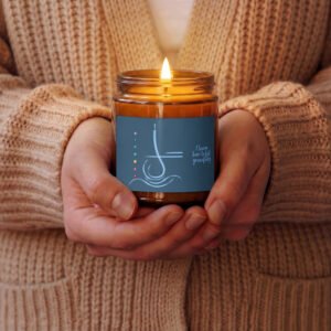 amber jar soy candle