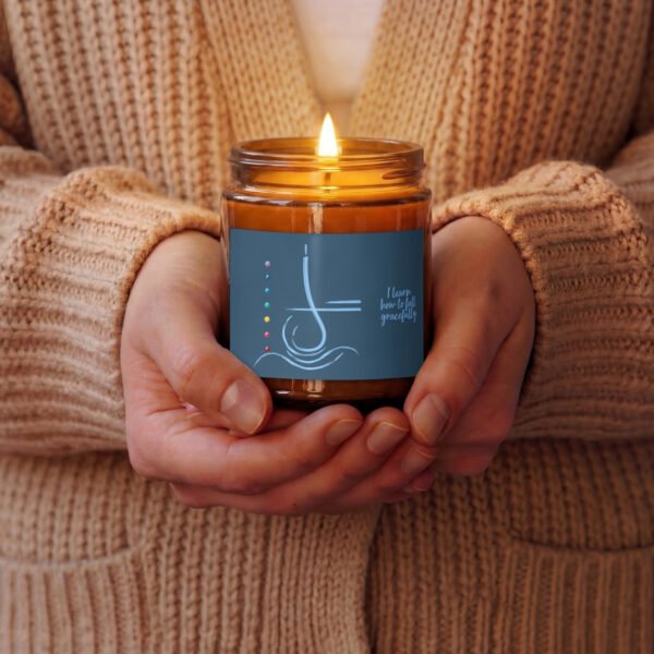 amber jar soy candle