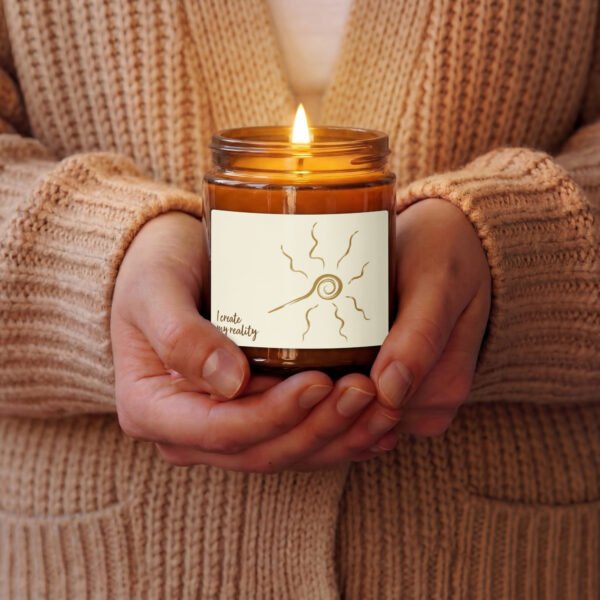 amber jar soy candle