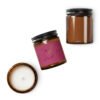 amber jar soy candle