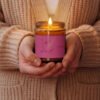 amber jar soy candle