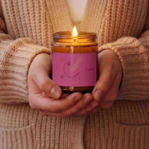amber jar soy candle