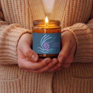 amber jar soy candle