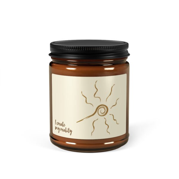 amber jar soy candle