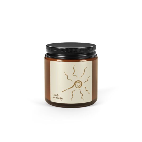 amber jar soy candle