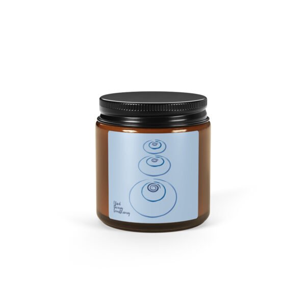 amber jar soy candle