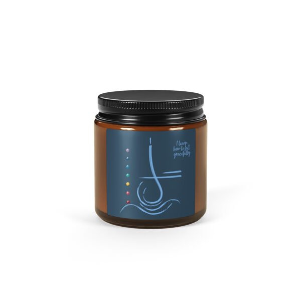 amber jar soy candle