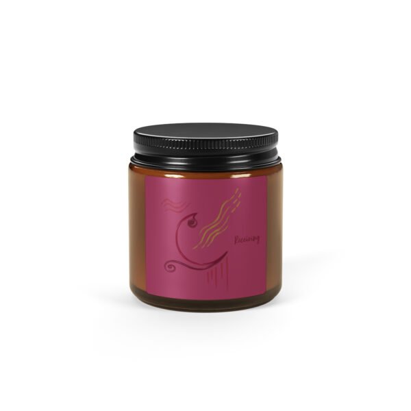 amber jar soy candle