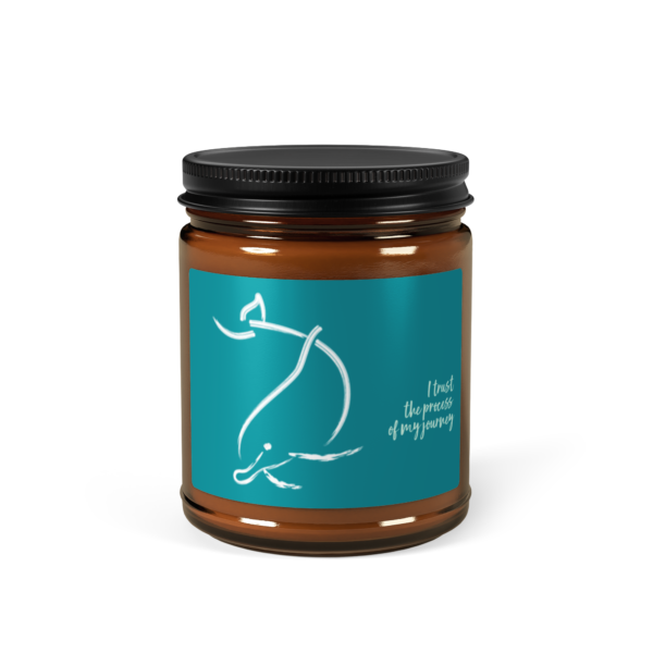 amber jar soy candle