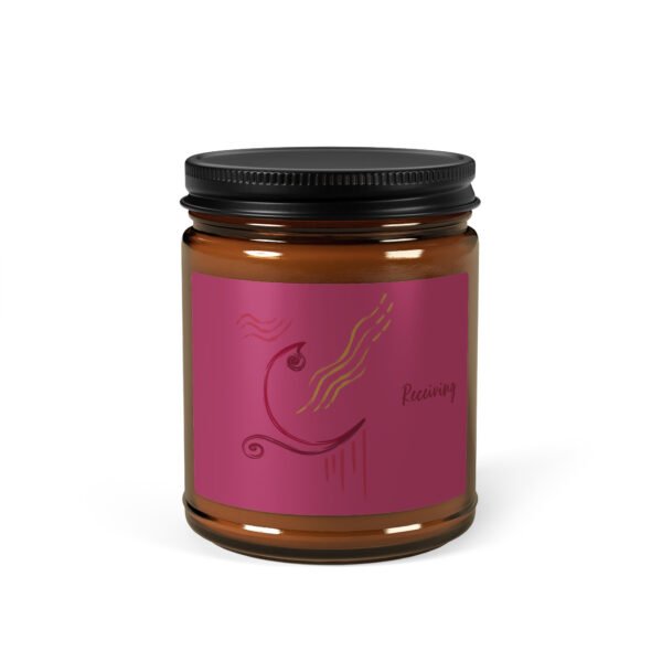 amber jar soy candle