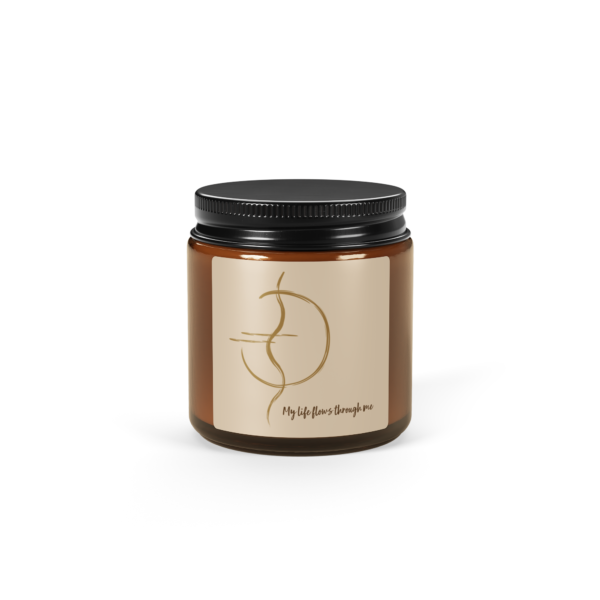 amber jar soy candle