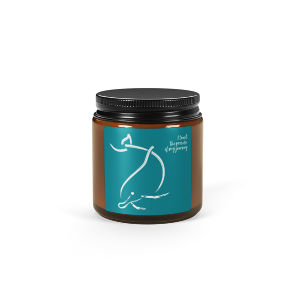 amber jar soy candle