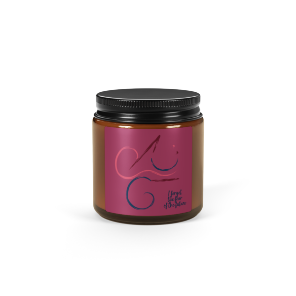 amber jar soy candle