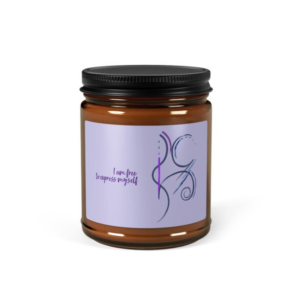 amber jar soy candle