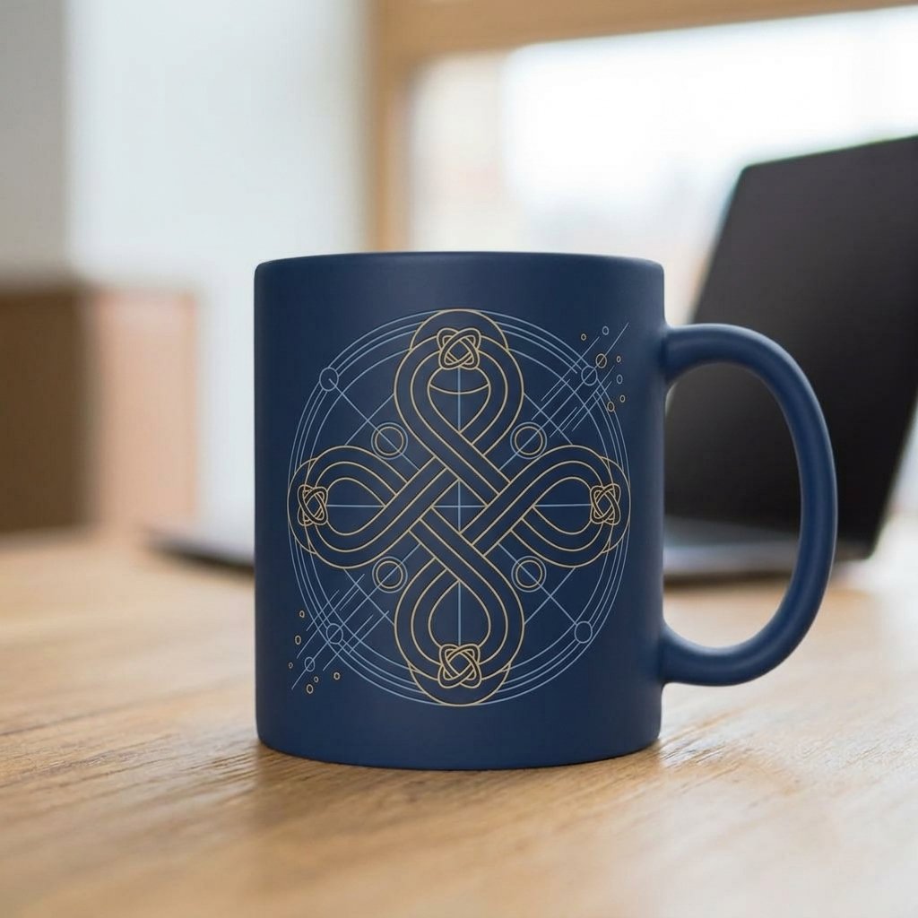 Portfolio Trust sign on a navy mug