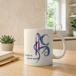 mug scrivania speckled